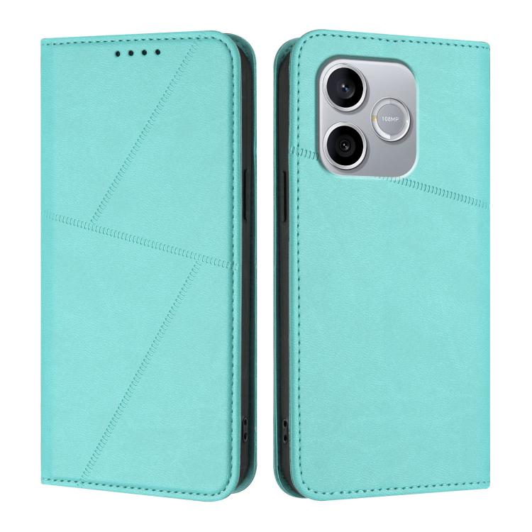 For Honor 600 Lite Global Strong Magnetic Frosted Flip Leather Phone Case