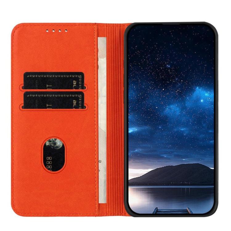 For Honor X8d 4G Strong Magnetic Frosted Flip Leather Phone Case