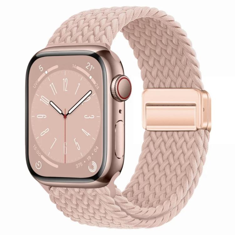 For Apple Watch 46mm / 49mm / 45mm / 44mm xDfind Magnetic Buckle Loop Woven Watch Band