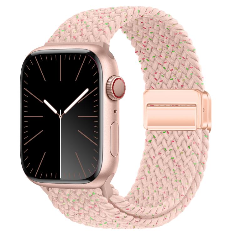 For Apple Watch 46mm / 49mm / 45mm / 44mm xDfind Magnetic Buckle Loop Woven Watch Band