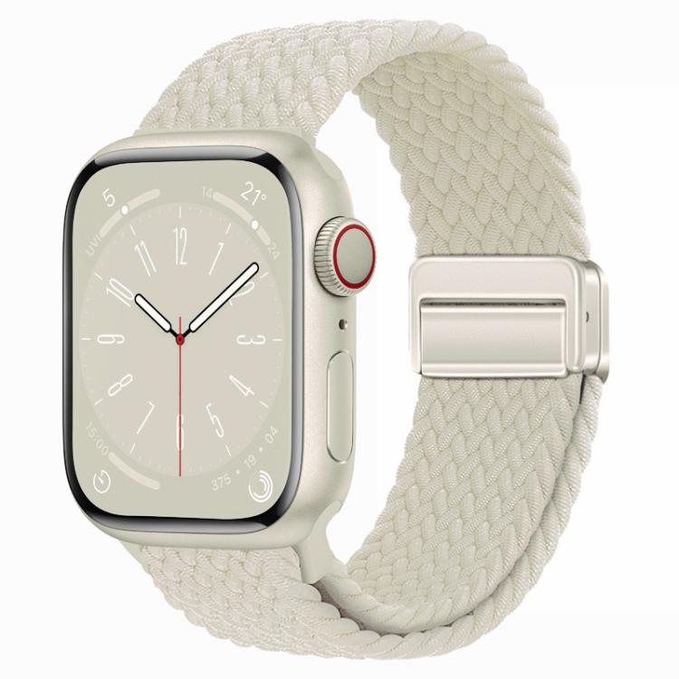 For Apple Watch 46mm / 49mm / 45mm / 44mm xDfind Magnetic Buckle Loop Woven Watch Band