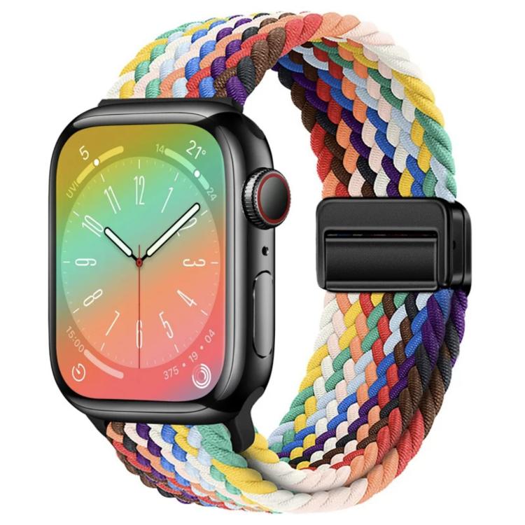 For Apple Watch 42mm / 41mm / 40mm / 38mm xDfind Magnetic Buckle Loop Woven Watch Band
