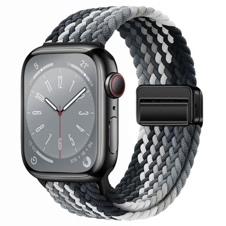 For Apple Watch 42mm / 41mm / 40mm / 38mm xDfind Magnetic Buckle Loop Woven Watch Band