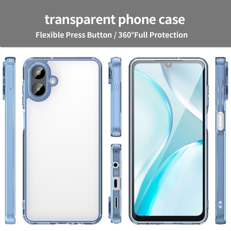 For Samsung Galaxy A07 4G PC Hybrid TPU Airbag Shockproof Phone Case