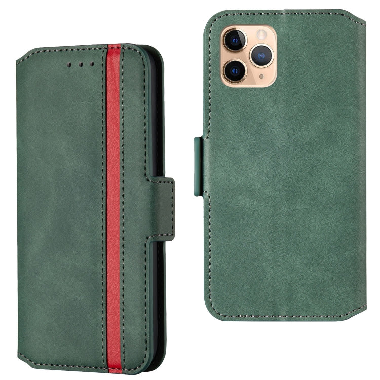 For iPhone 12 Pro Max Retro Frosted Oil Side Horizontal Flip PU Leather Case with Holder & Card Slots