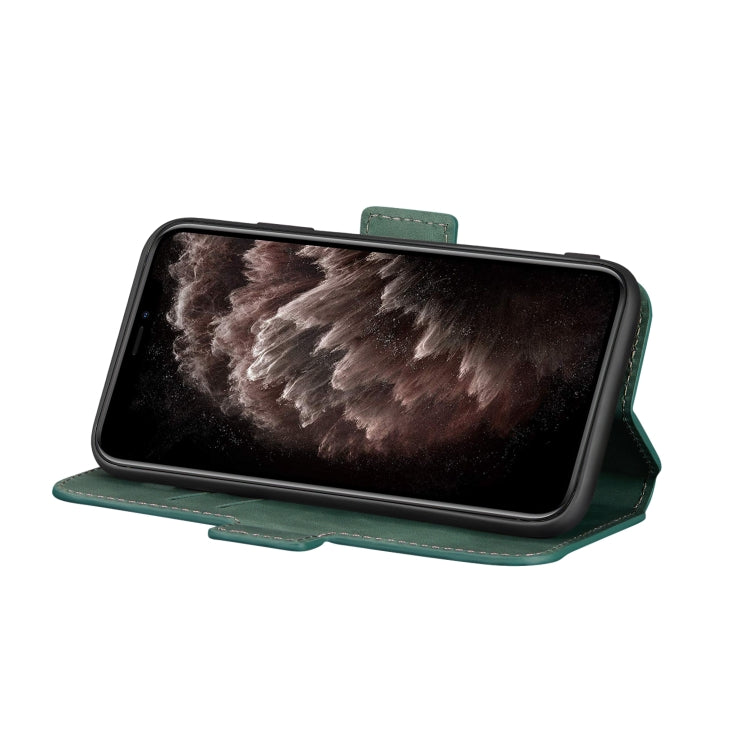For iPhone 12 Pro Max Retro Frosted Oil Side Horizontal Flip PU Leather Case with Holder & Card Slots