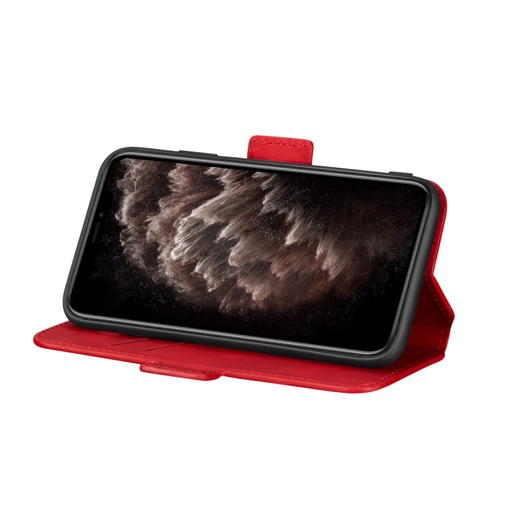For iPhone 12 Pro Max Retro Frosted Oil Side Horizontal Flip PU Leather Case with Holder & Card Slots