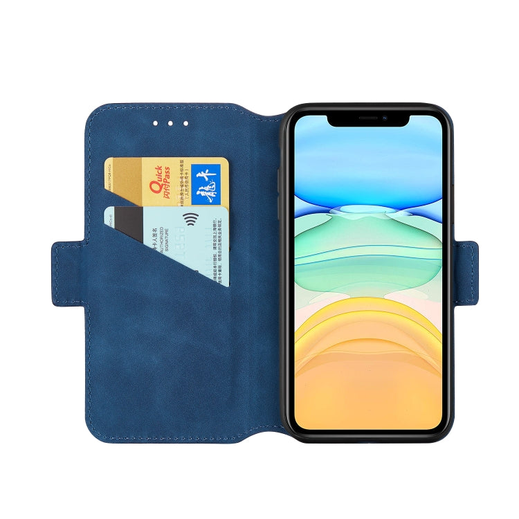 For iPhone 12 / 12 Pro Retro Frosted Oil Side Horizontal Flip PU Leather Case with Holder & Card Slots