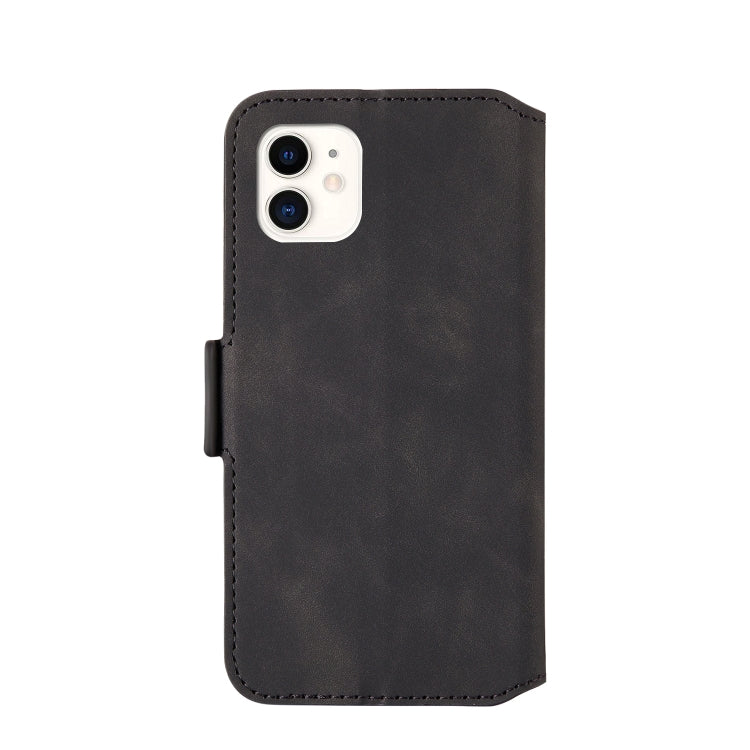 For iPhone 12 mini Retro Frosted Oil Side Horizontal Flip PU Leather Case with Holder & Card Slots