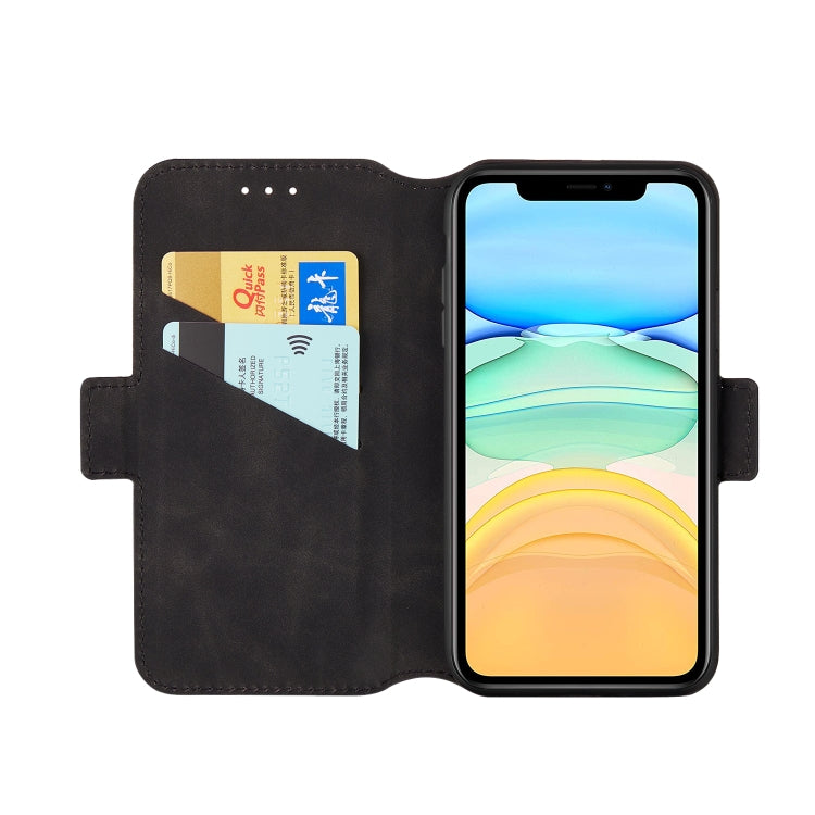 For iPhone 12 mini Retro Frosted Oil Side Horizontal Flip PU Leather Case with Holder & Card Slots