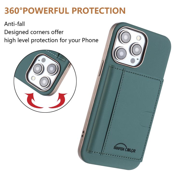 For iPhone 11 Pro Max Solid Color Horizontal Magnetic Card Bag RFID MagSafe Phone Case