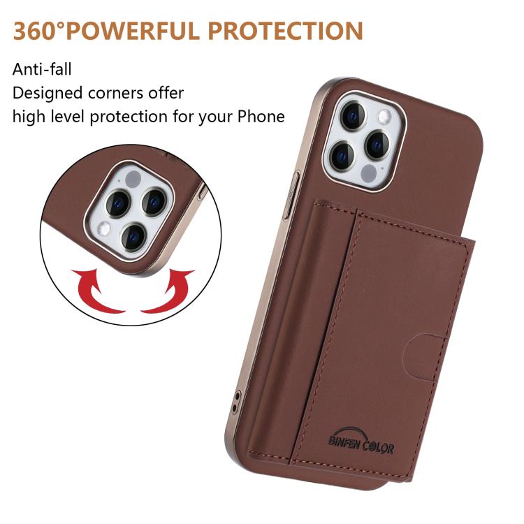 For iPhone 11 Solid Color Horizontal Magnetic Card Bag RFID MagSafe Phone Case