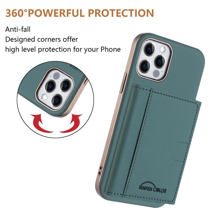 For iPhone 11 Solid Color Horizontal Magnetic Card Bag RFID MagSafe Phone Case