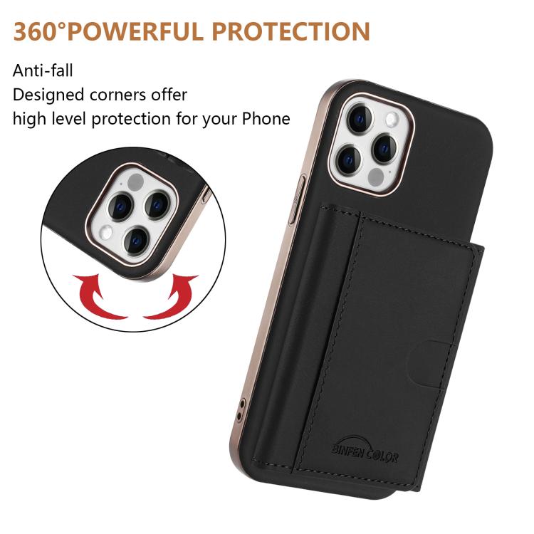 For iPhone 11 Solid Color Horizontal Magnetic Card Bag RFID MagSafe Phone Case