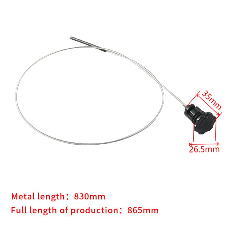 Car Engine Oil Level Oil Measuring Rod for Dodge Charger 2006-2012 A-22301-2 - Black+Silver
