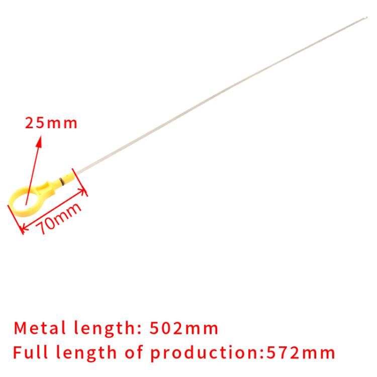 Car Engine Oil Level Oil Measuring Rod for Mazda 2 2007-2012 ZJ02-10-450 - Yellow+Silver