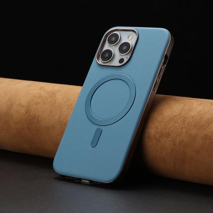 For iPhone 11 Pro Max Solid Color Plating MagSafe Full Coverage Phone Case