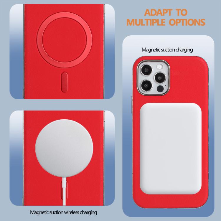 For iPhone 11 Pro Solid Color Plating MagSafe Full Coverage Phone Case