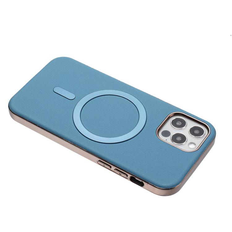 For iPhone 11 Pro Solid Color Plating MagSafe Full Coverage Phone Case