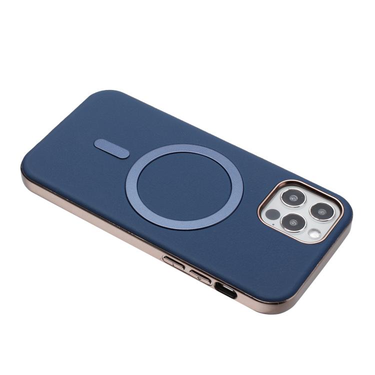 For iPhone 11 Pro Solid Color Plating MagSafe Full Coverage Phone Case