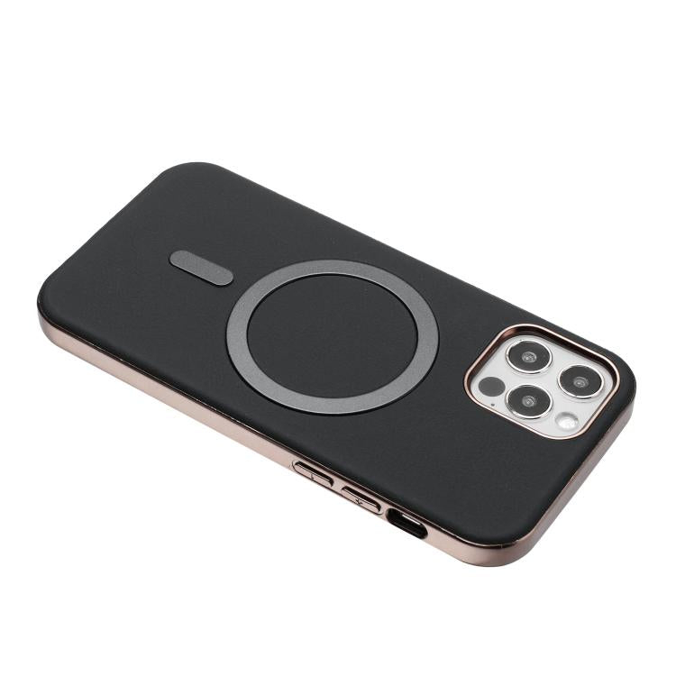 For iPhone 11 Pro Solid Color Plating MagSafe Full Coverage Phone Case
