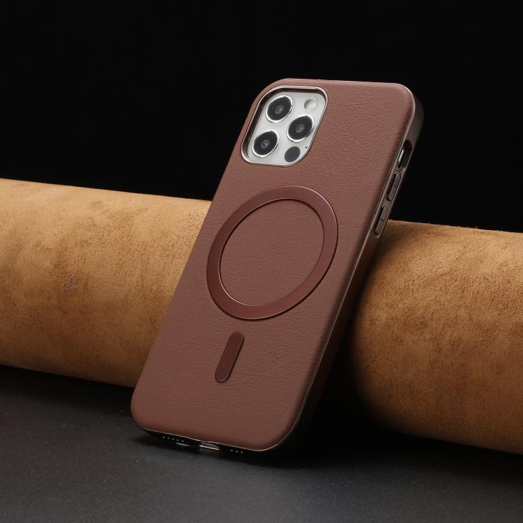 For iPhone 11 Pro Solid Color Plating MagSafe Full Coverage Phone Case