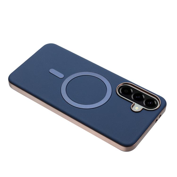 For Samsung Galaxy A56 Solid Color Plating MagSafe Full Coverage Phone Case