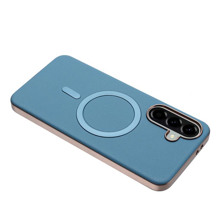 For Samsung Galaxy A56 Solid Color Plating MagSafe Full Coverage Phone Case