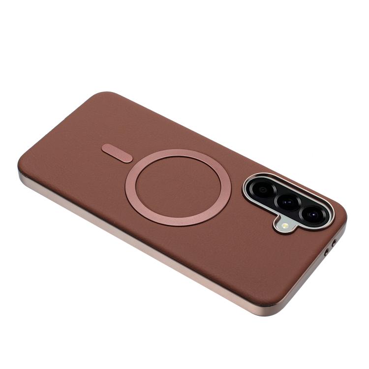 For Samsung Galaxy A26 Solid Color Plating MagSafe Full Coverage Phone Case