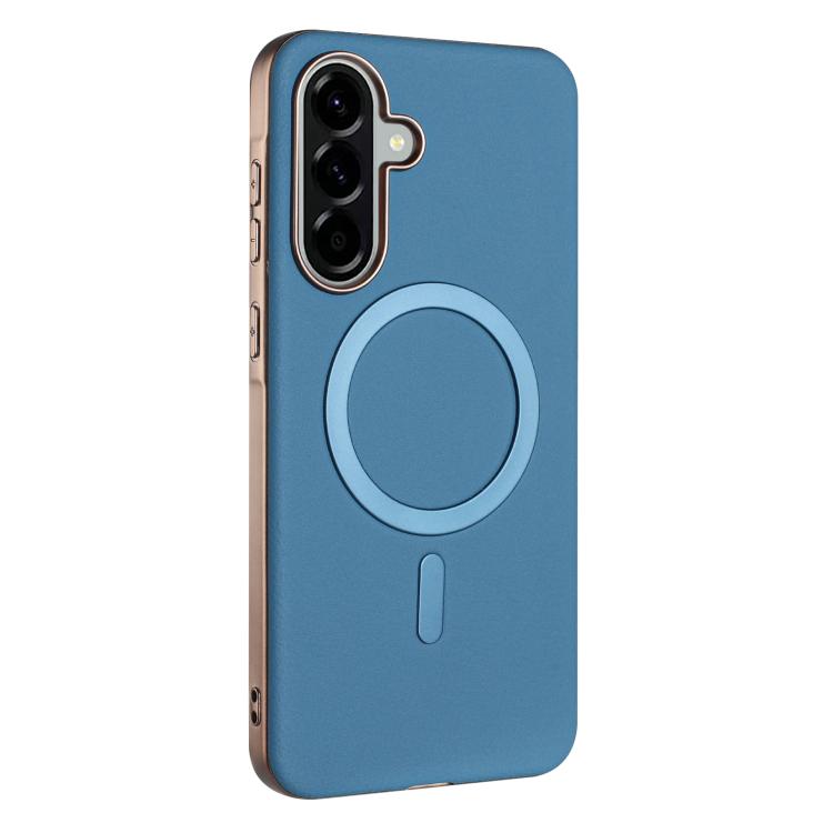 For Samsung Galaxy A26 Solid Color Plating MagSafe Full Coverage Phone Case