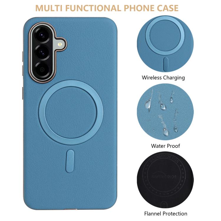 For Samsung Galaxy A26 Solid Color Plating MagSafe Full Coverage Phone Case