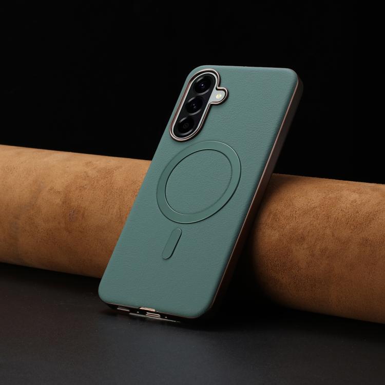 For Samsung Galaxy A26 Solid Color Plating MagSafe Full Coverage Phone Case
