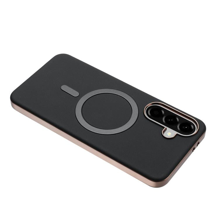 For Samsung Galaxy A26 Solid Color Plating MagSafe Full Coverage Phone Case