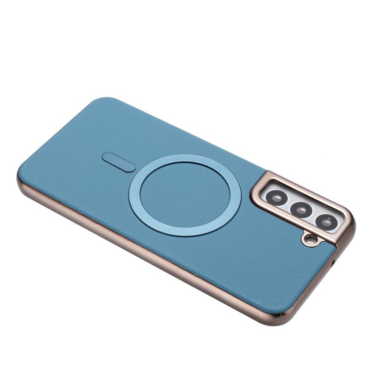 For Samsung Galaxy S23+ 5G Solid Color Plating MagSafe Full Coverage Phone Case