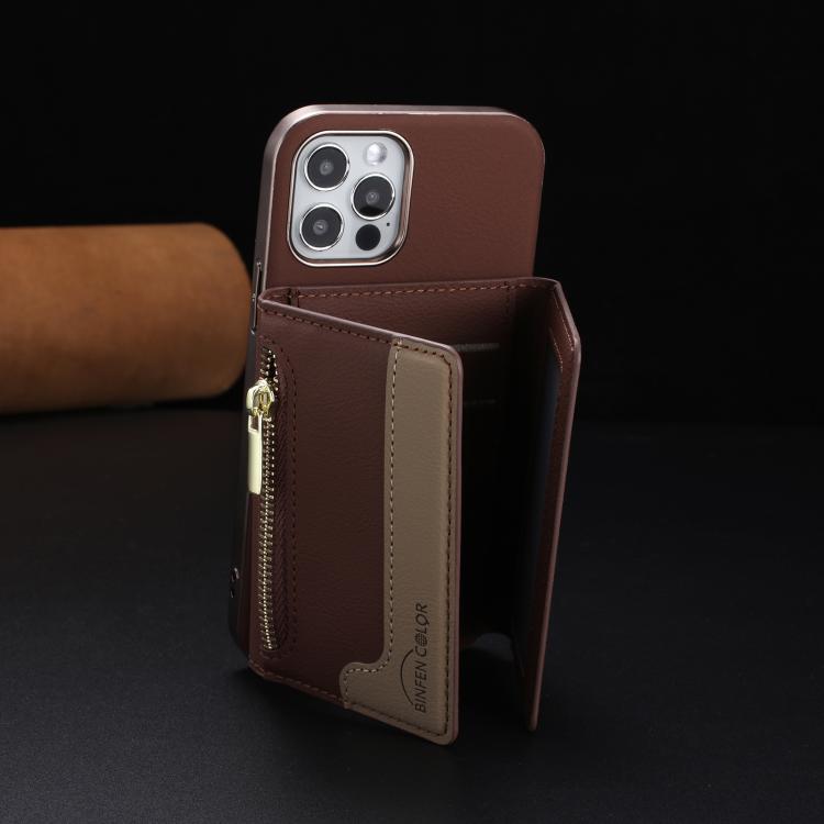 For iPhone 11 Zipper Horizontal Magnetic Card Bag RFID MagSafe Phone Case