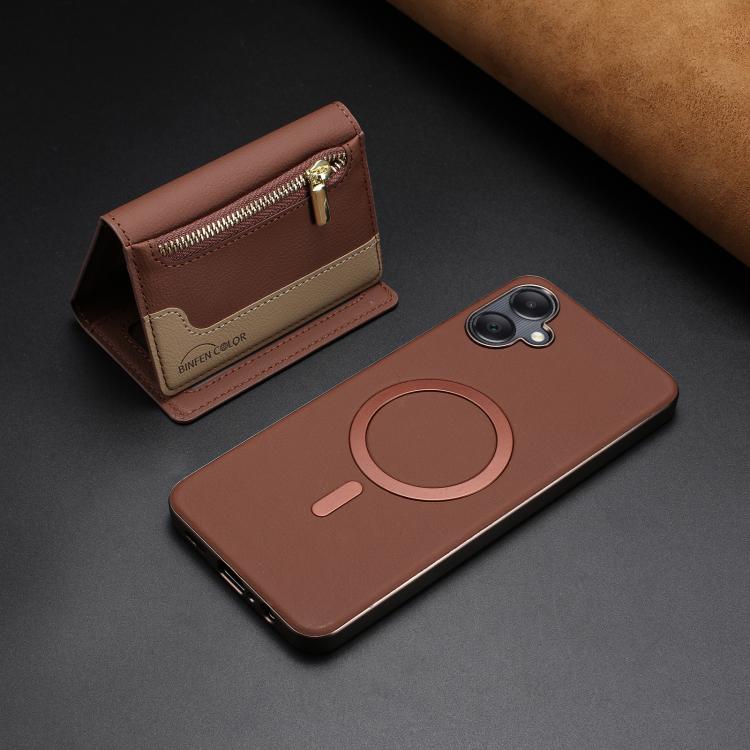 For Samsung Galaxy A06 Zipper Horizontal Magnetic Card Bag RFID MagSafe Phone Case