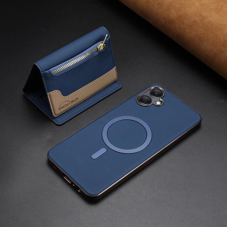 For Samsung Galaxy A06 Zipper Horizontal Magnetic Card Bag RFID MagSafe Phone Case