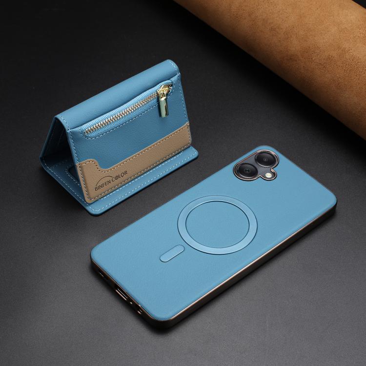 For Samsung Galaxy A06 Zipper Horizontal Magnetic Card Bag RFID MagSafe Phone Case
