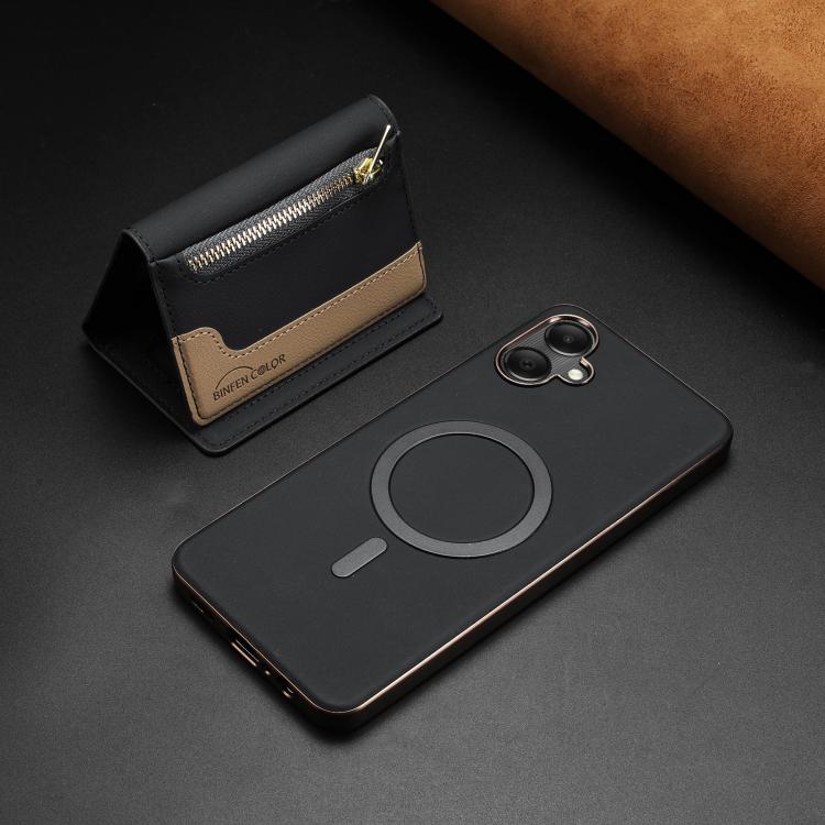 For Samsung Galaxy A06 Zipper Horizontal Magnetic Card Bag RFID MagSafe Phone Case