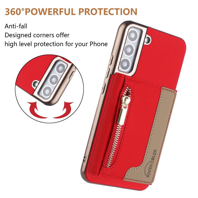 For Samsung Galaxy S25 5G Zipper Horizontal Magnetic Card Bag RFID MagSafe Phone Case