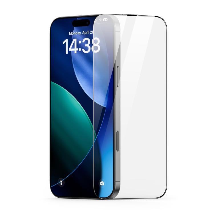 For iPhone 17 DUX DUCIS Roga Series 2.5D HD Fully Transparent Tempered Screen Protector with Dust Removal Quick-Attach Box