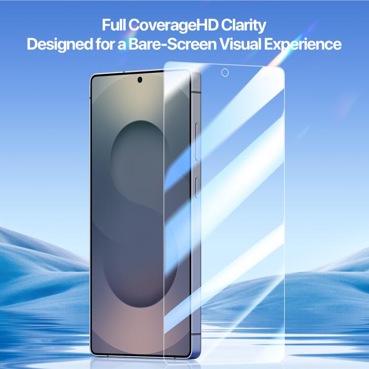 For Samsung Galaxy S25 Ultra 5G DUX DUCIS Roga Series 2.5D HD Fully Transparent Tempered Screen Protector with Dust Removal Quick-Attach Box