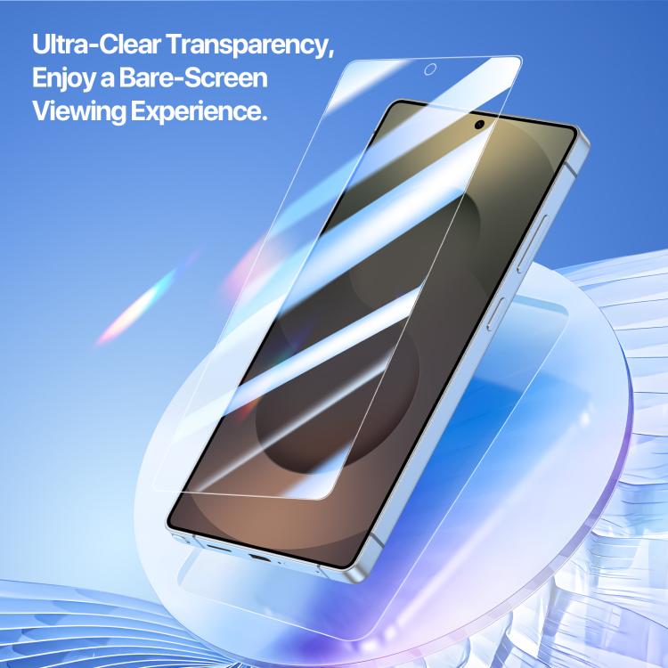 For Samsung Galaxy S25 Ultra 5G DUX DUCIS Roga Series 2.5D HD Fully Transparent Tempered Screen Protector with Dust Removal Quick-Attach Box