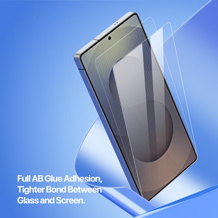 For Samsung Galaxy S25 Ultra 5G DUX DUCIS Roga Series 2.5D HD Fully Transparent Tempered Screen Protector with Dust Removal Quick-Attach Box