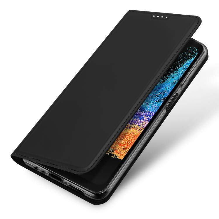 For Samsung Galaxy XCover7 Pro DUX DUCIS Skin Pro Series Flip Leather Phone Case
