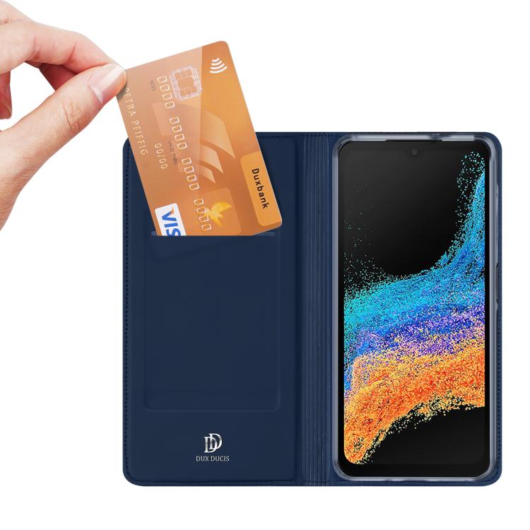 For Samsung Galaxy XCover7 Pro DUX DUCIS Skin Pro Series Flip Leather Phone Case