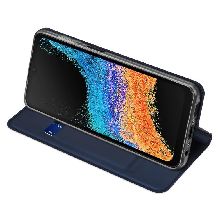 For Samsung Galaxy XCover7 Pro DUX DUCIS Skin Pro Series Flip Leather Phone Case