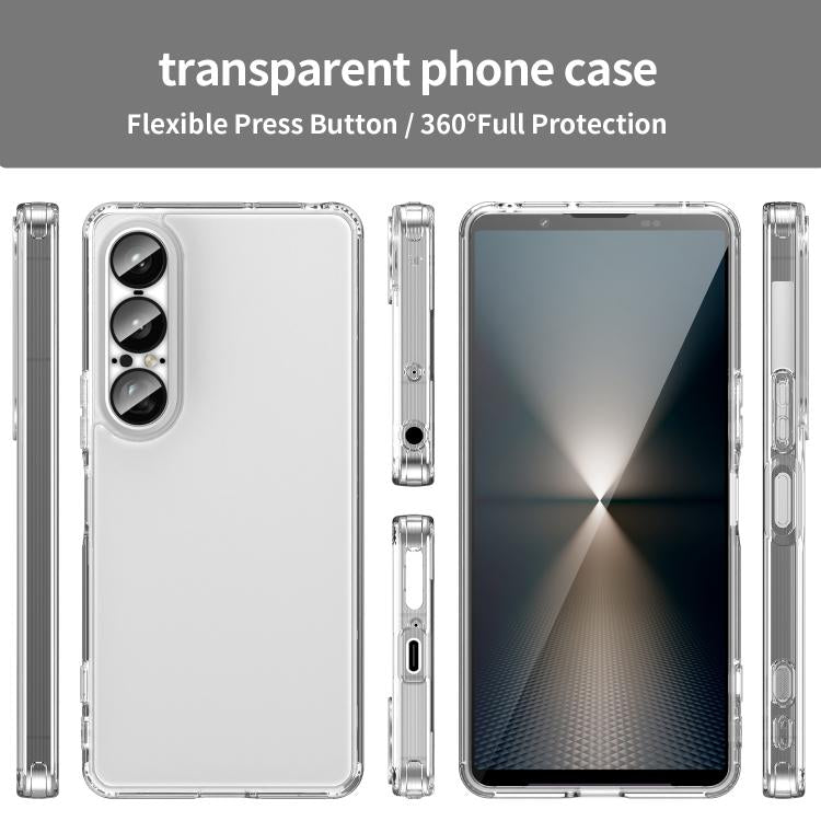 For Sony Xperia 1 VII PC Hybrid TPU Airbag Shockproof Phone Case