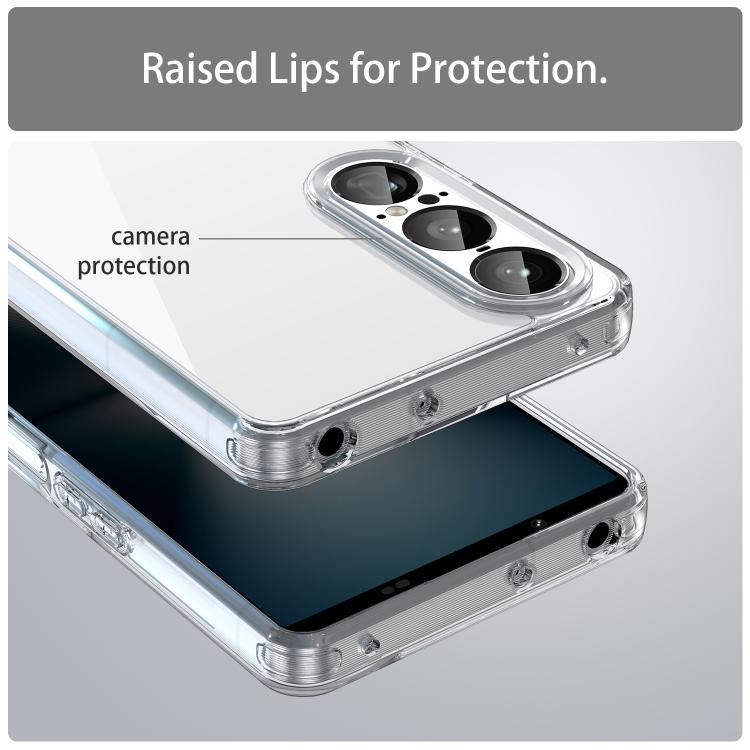 For Sony Xperia 1 VII PC Hybrid TPU Airbag Shockproof Phone Case