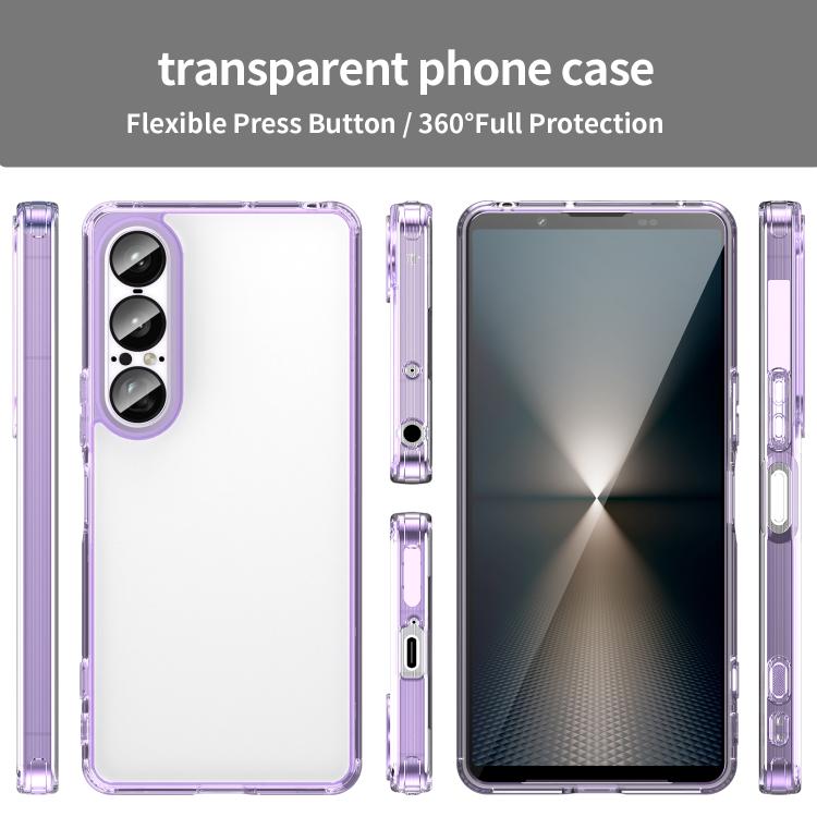 For Sony Xperia 1 VII PC Hybrid TPU Airbag Shockproof Phone Case
